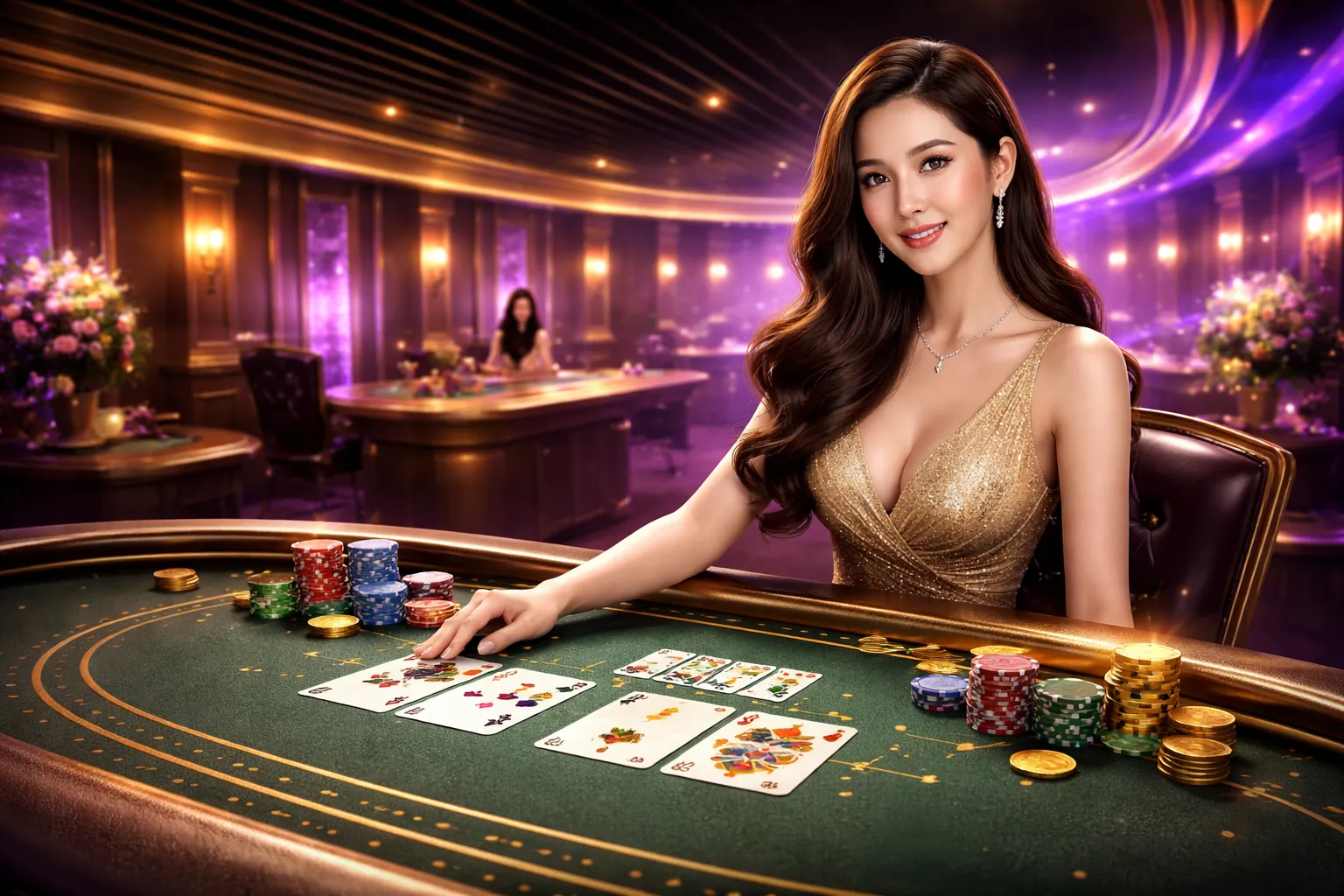 Giao diện đăng ký 77 ball casino với hiệu ứng ánh sáng xanh lá và vàng, biểu tượng bảo mật và chiến thắng.